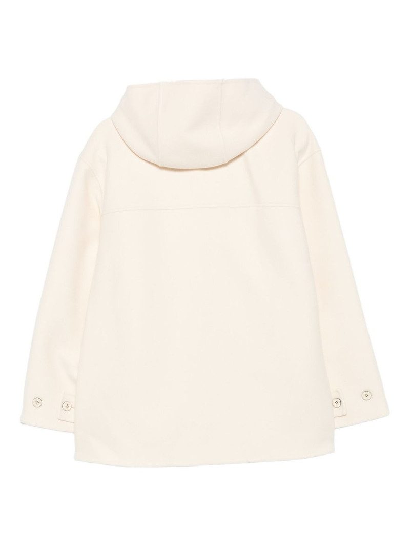 Jil Sander hooded zip-front jacket outlook