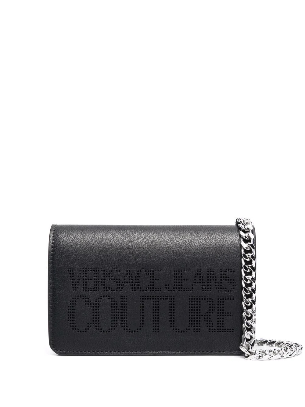 perforated-logo crossbody bag - 1