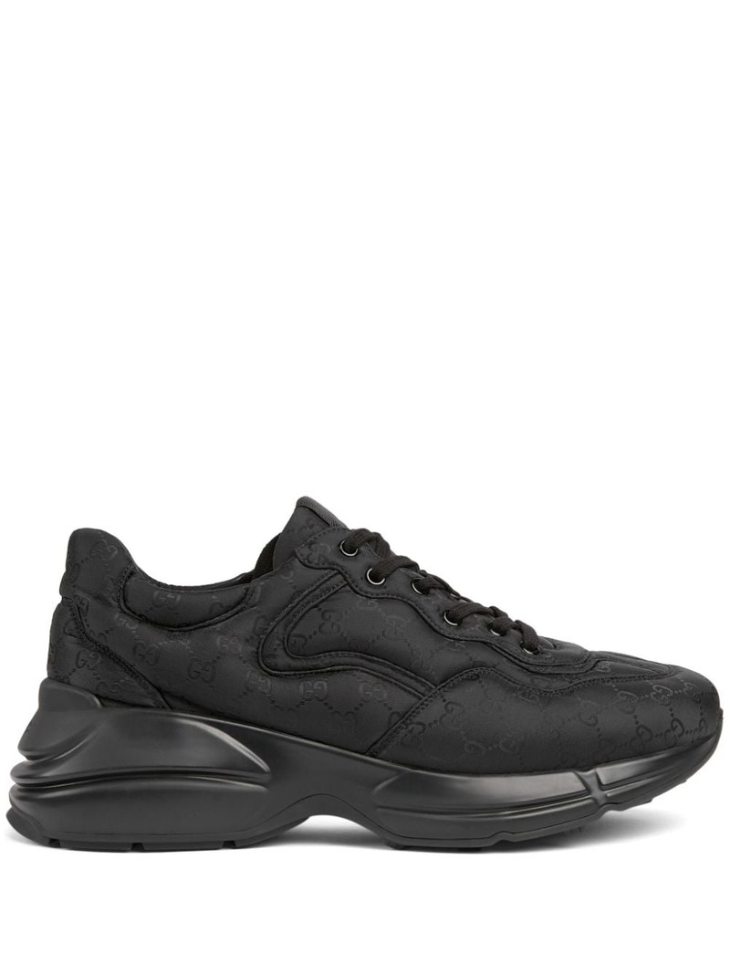 Rhyton monogram jacquard sneakers - 1