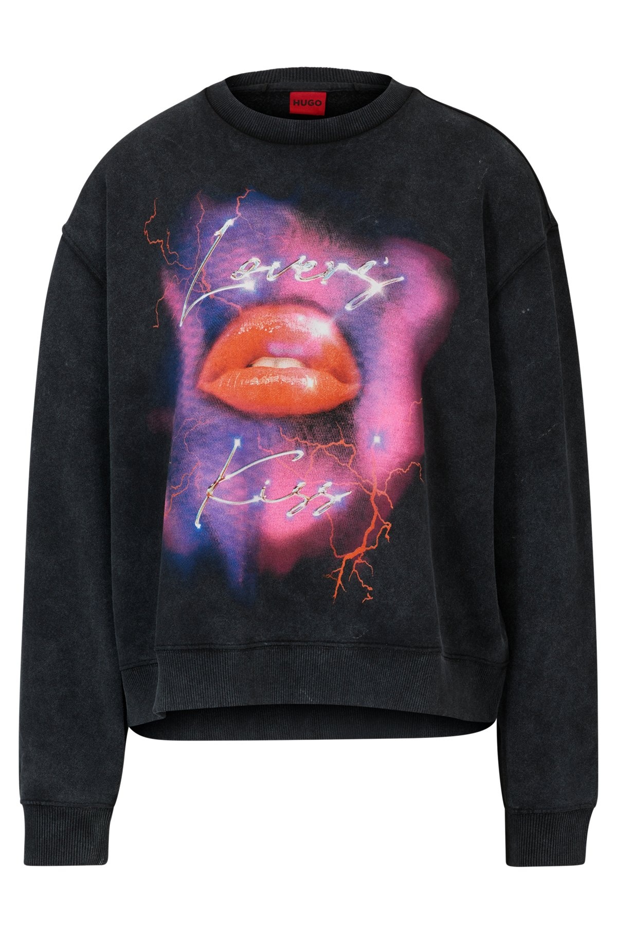 OVERSIZE-FIT SWEATSHIRT IN FRENCH TERRY WITH SEASONAL ARTWORK - 1