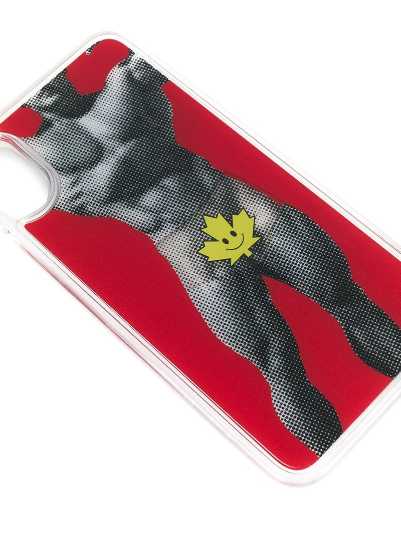 happy leaf logo boxers iPhoneX case 3