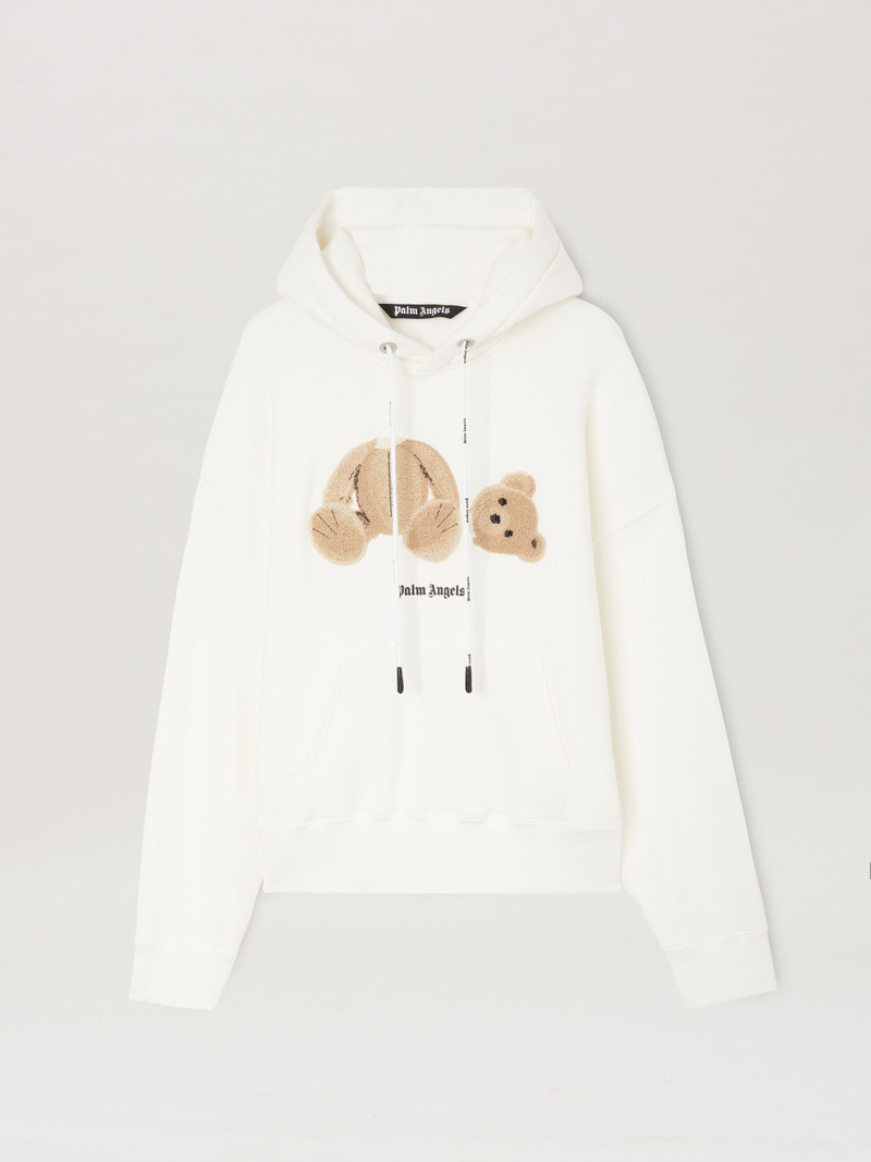 bear-print hoodie - 1