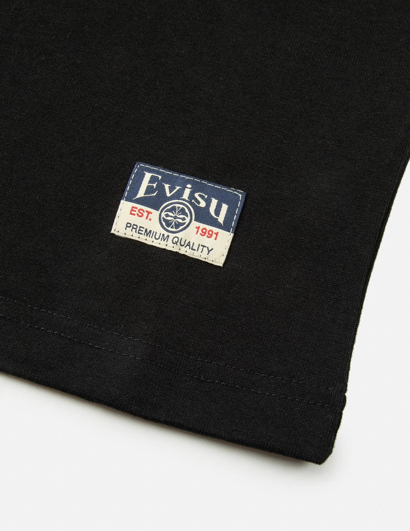 SEA GOD PRINT AND SEAGULL BROCADE APPLIQUÉ  REGULAR FIT T-SHIRT 10