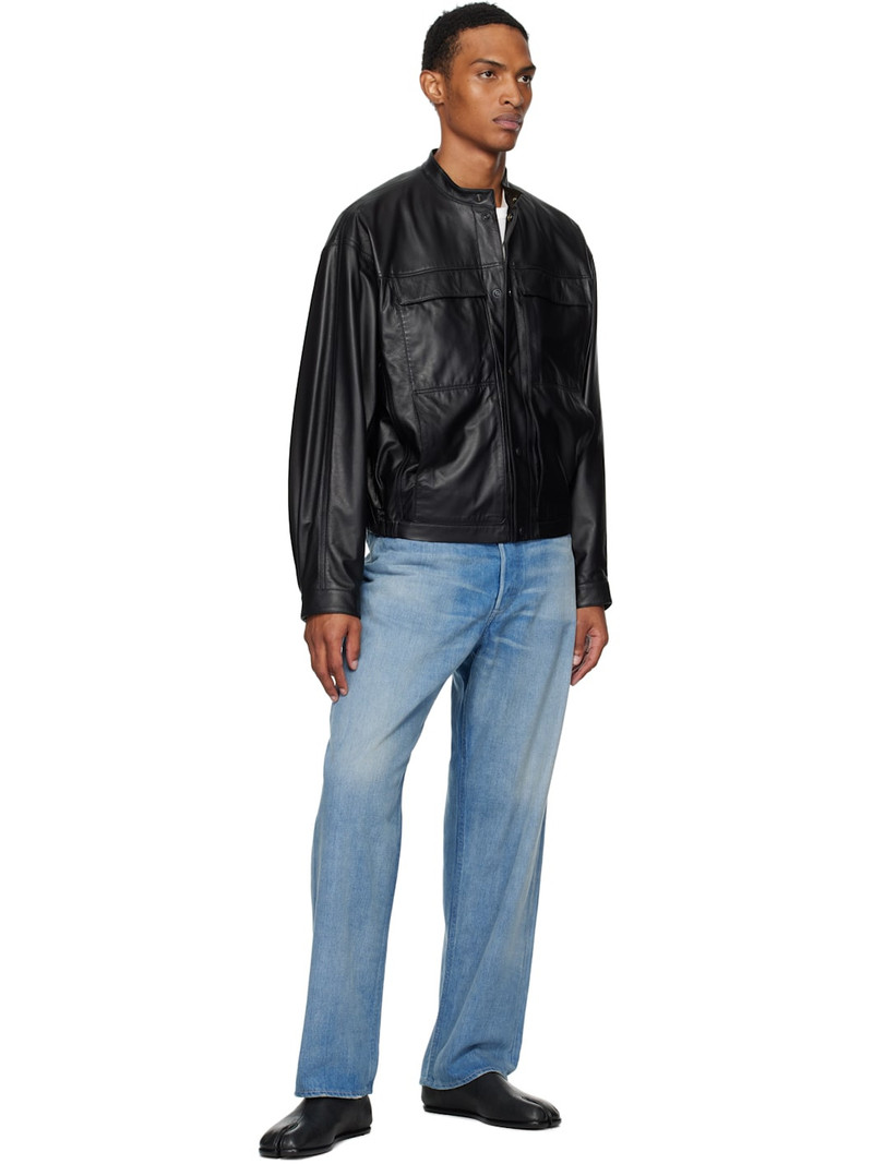 Maison Margiela Black Tabi Babouches Loafers outlook