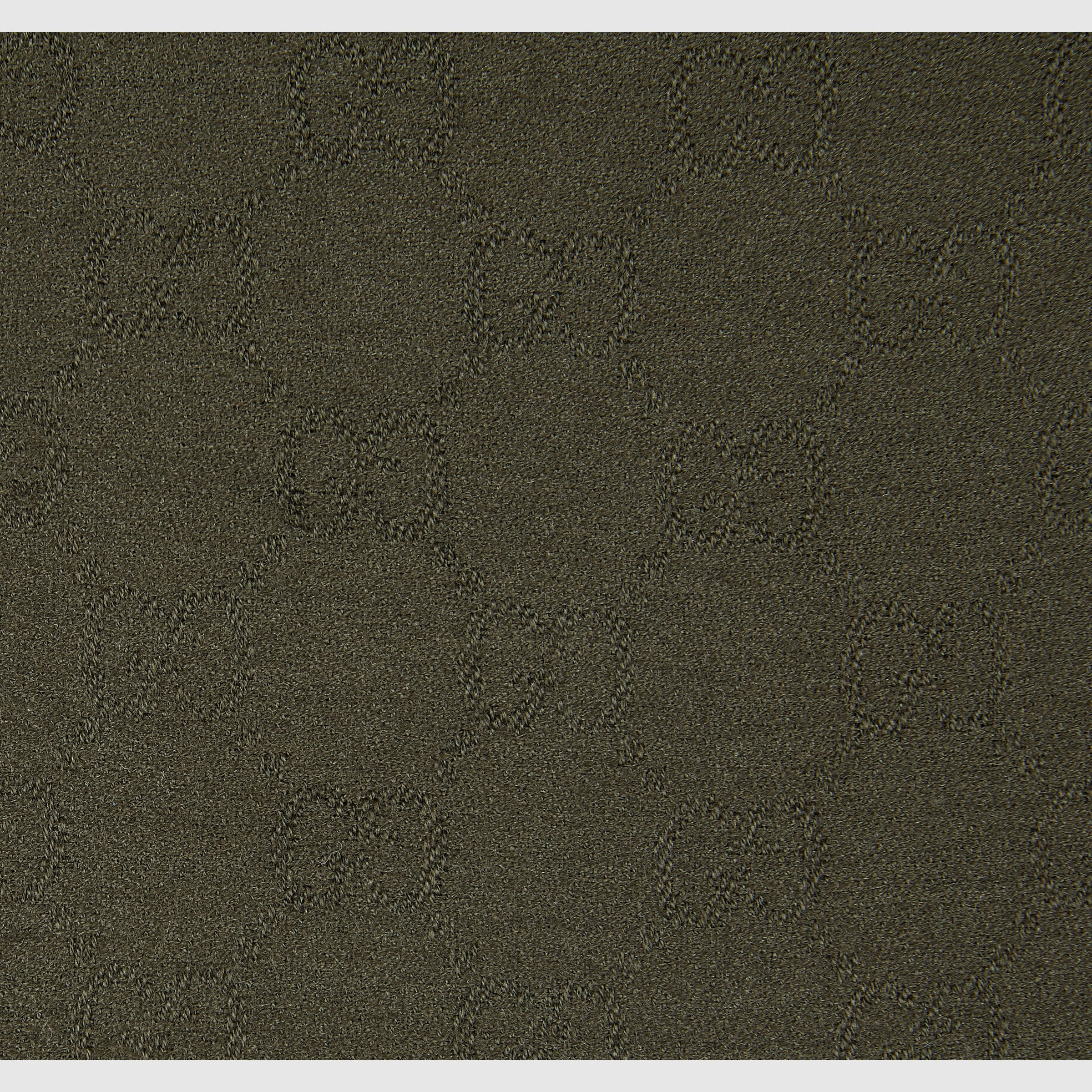 GG wool and silk jacquard shawl - 4