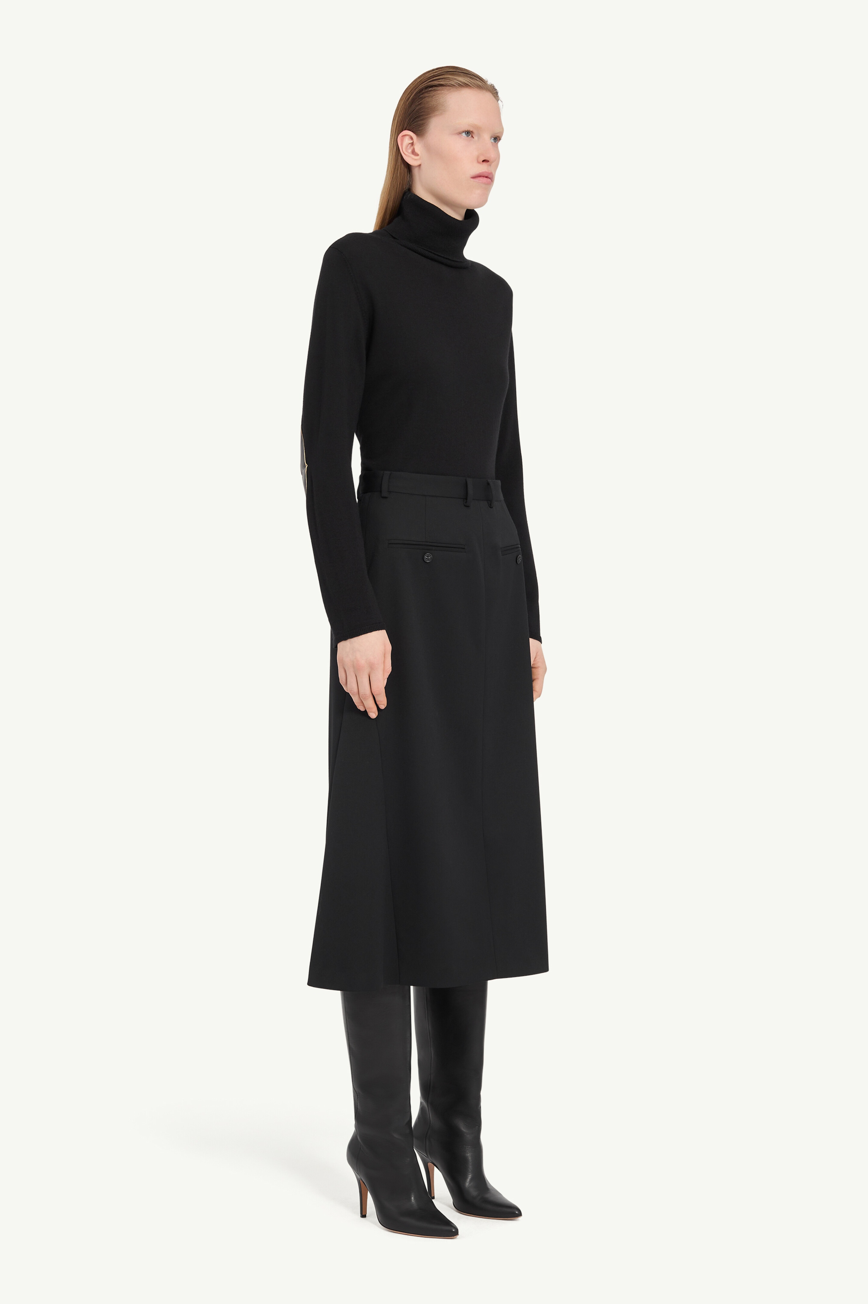 Tailored midi skirt - 3