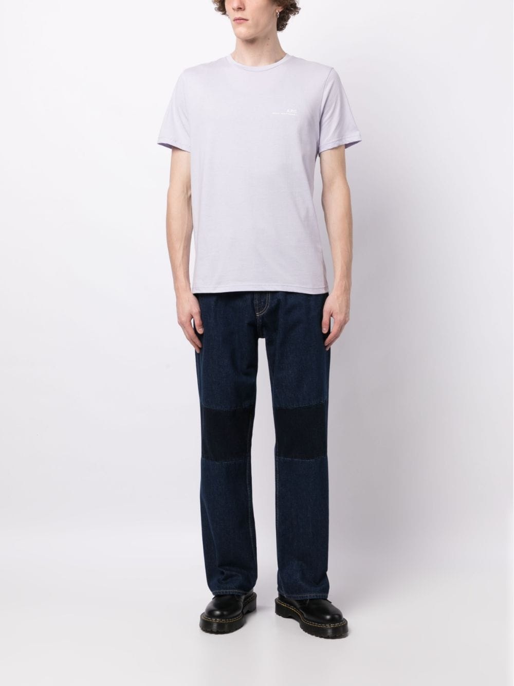 logo-print crew-neck cotton T-shirt - 2