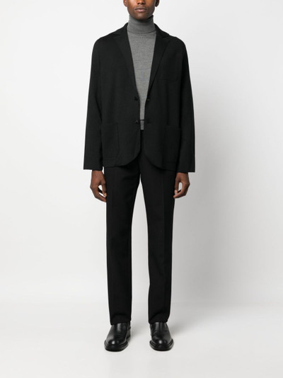 Brioni single-breasted jersey blazer outlook