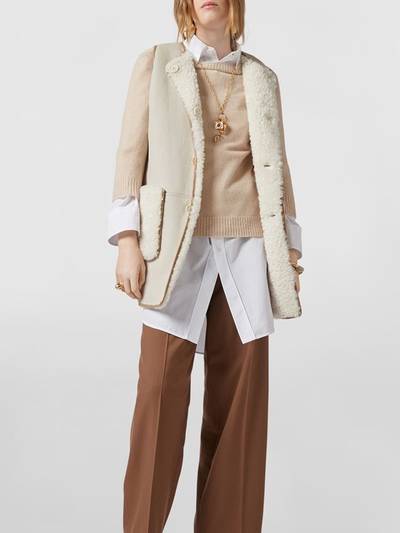Marni REVERSIBLE SHEARLING VEST WITH CONTRAST PIPING outlook