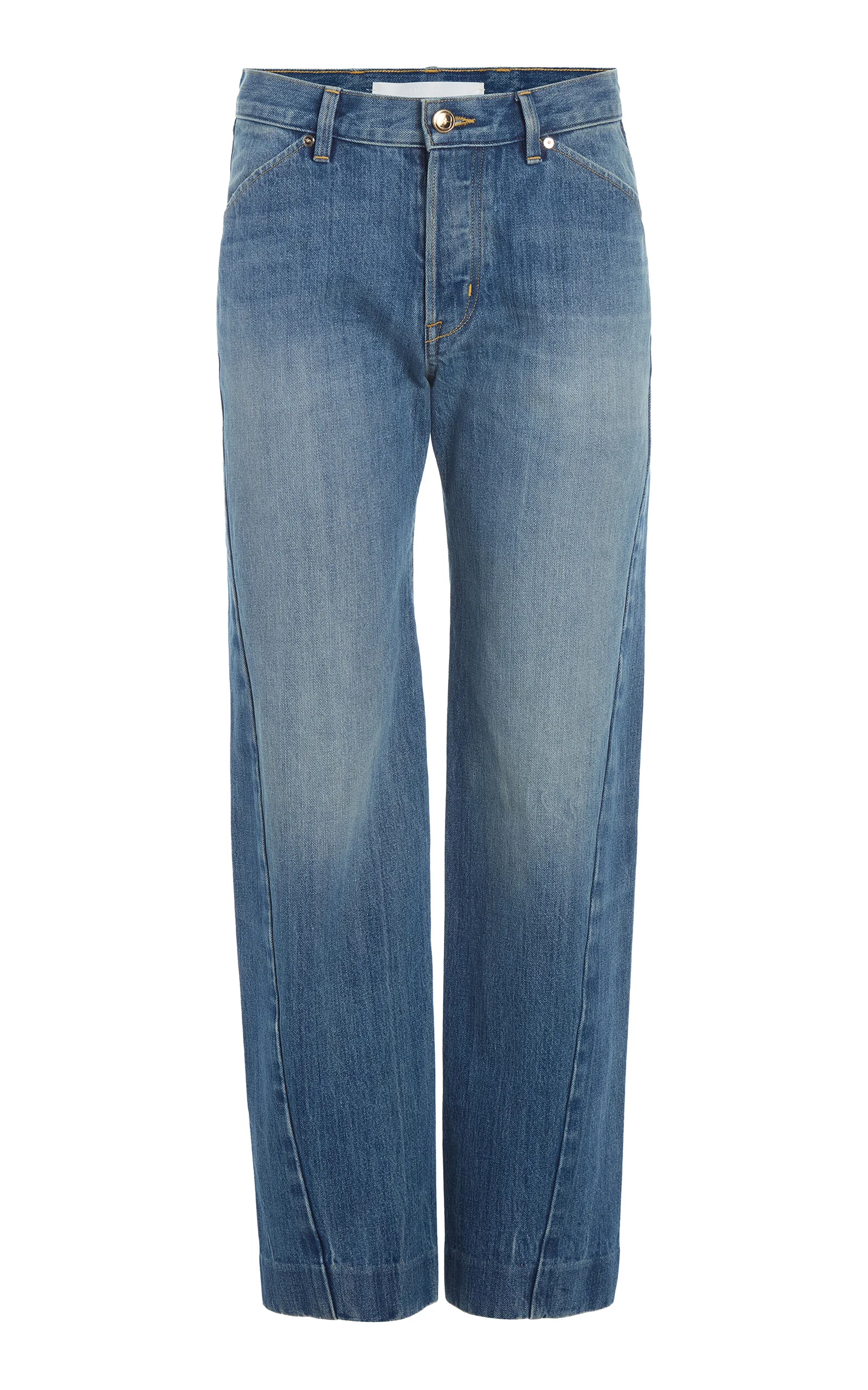 The Bijou Regenerative Cotton-blend Jeans medium wash - 1