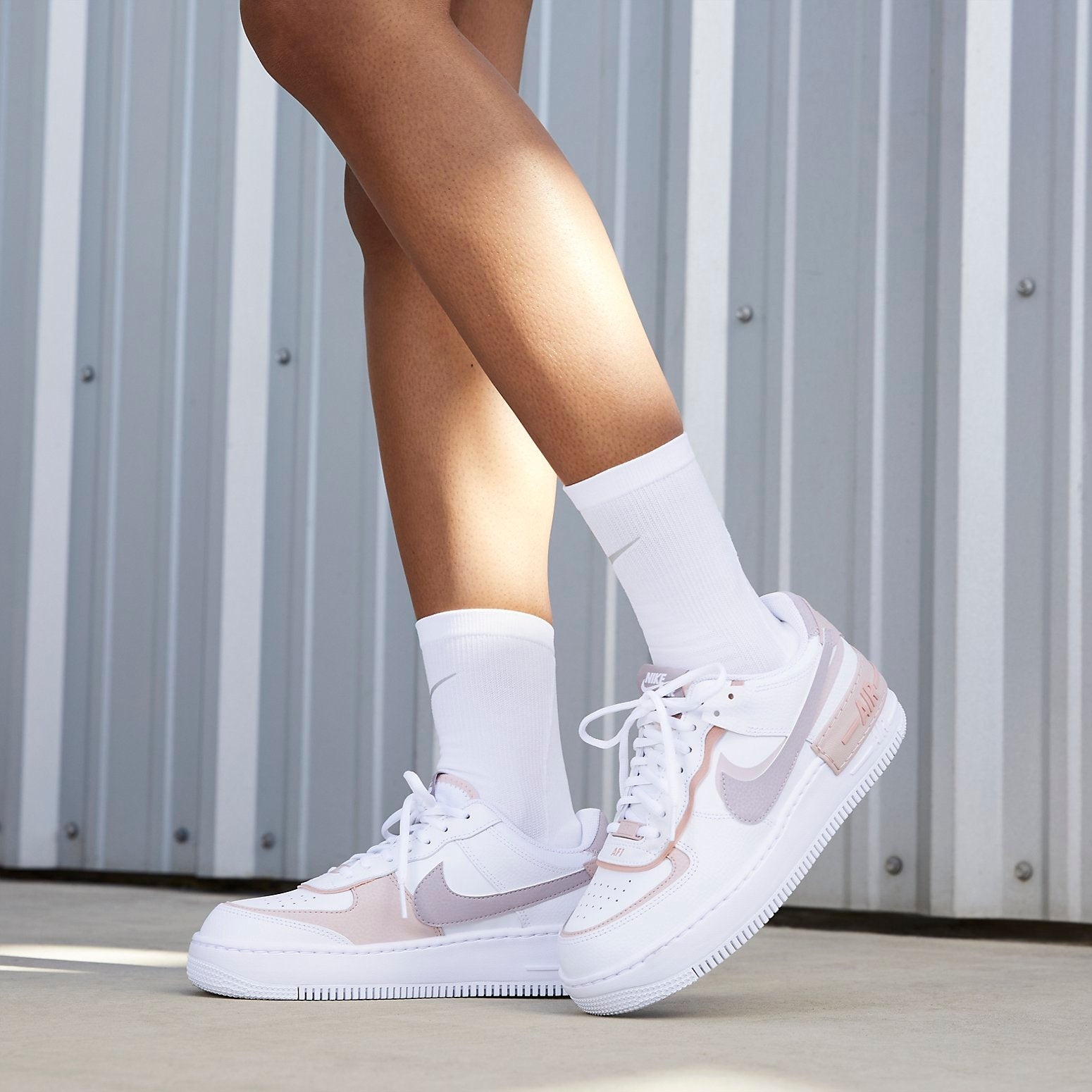 (WMNS) Nike Air Force 1 Shadow 'White Pink Oxford' CI0919-113 - 6