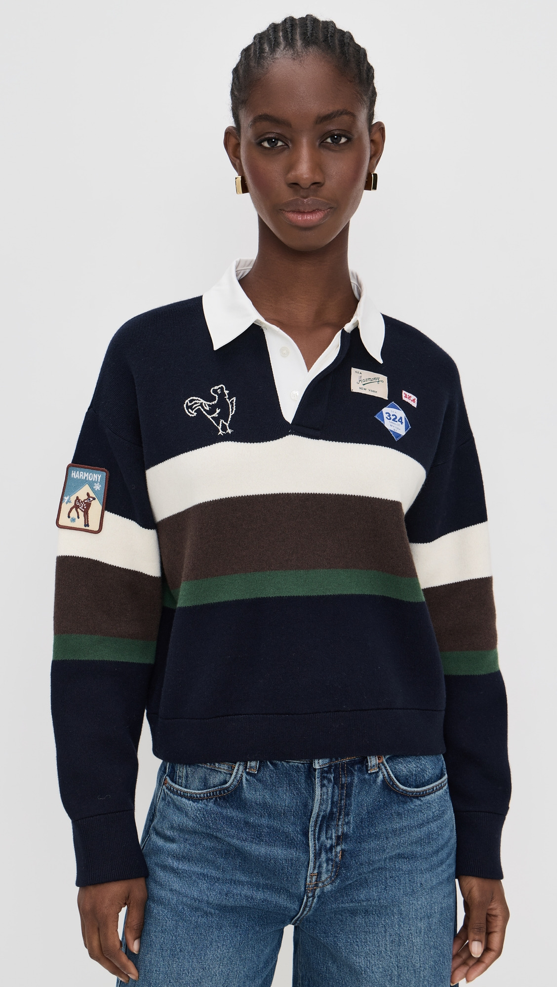 Arther Varsity Knit Rugby Shirt - 6