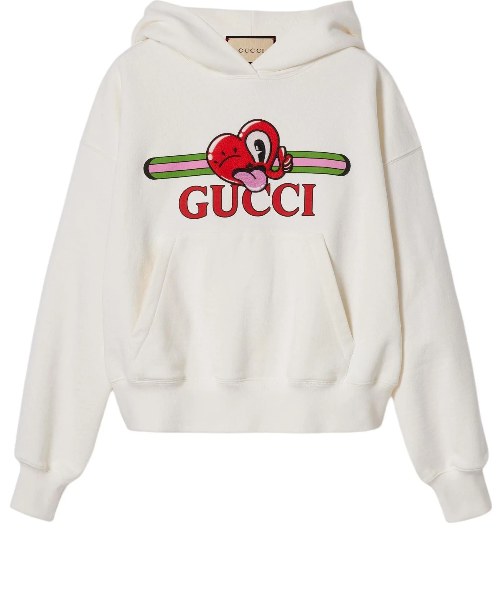 (WMNS) Gucci Cotton Jersey Sweatshirt With Patch 'Off White' 768122-XJGHG-9088 - 1