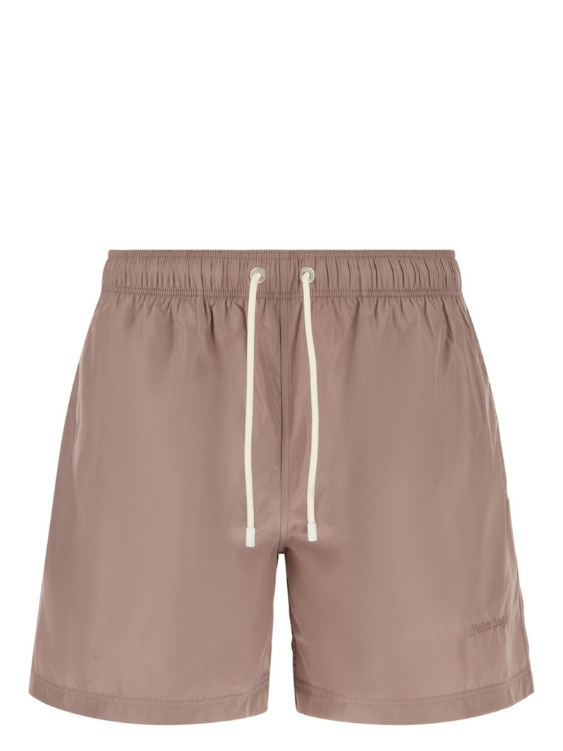 logo-embroidered swim shorts 1
