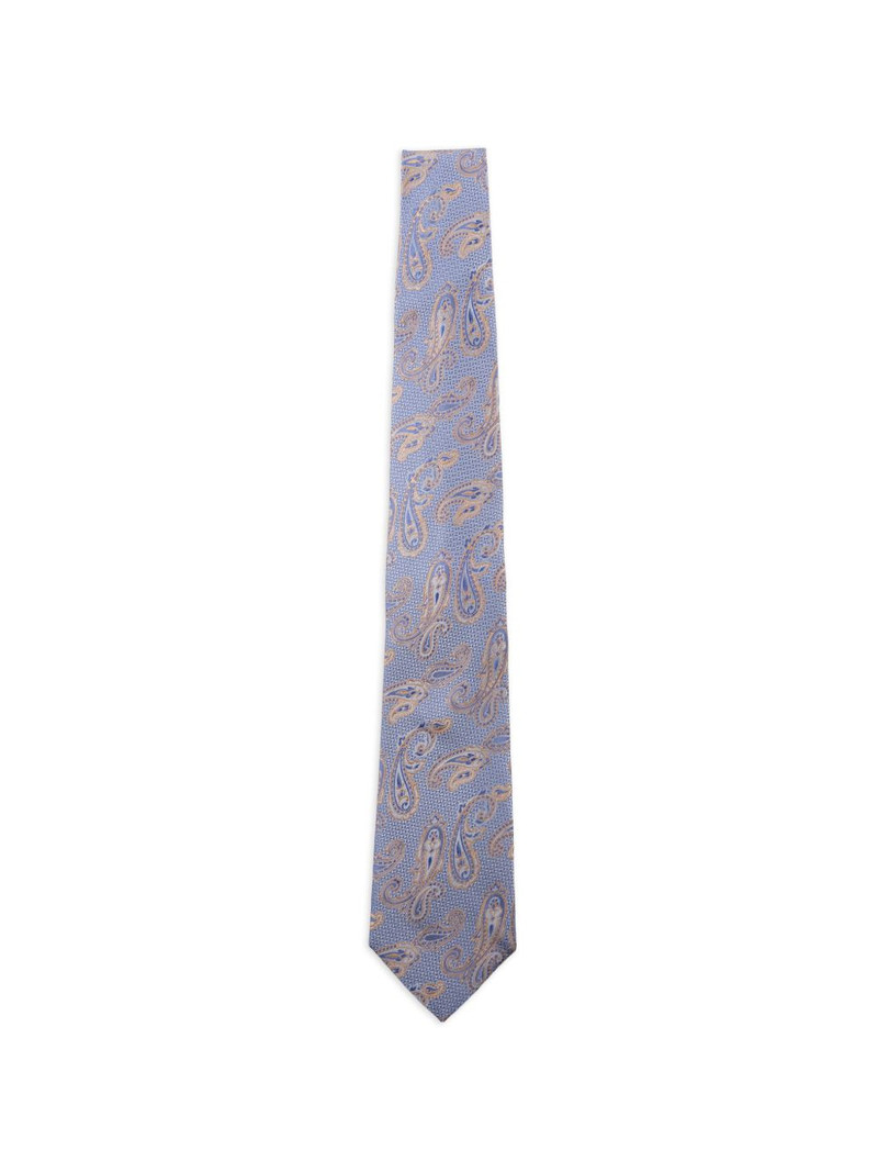 paisley-pattern silk tie 1
