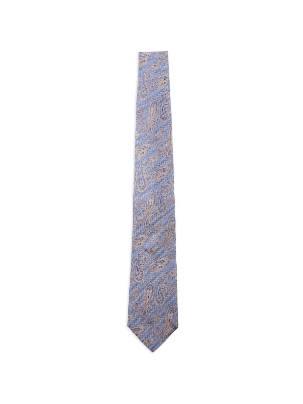 paisley-pattern silk tie - 1