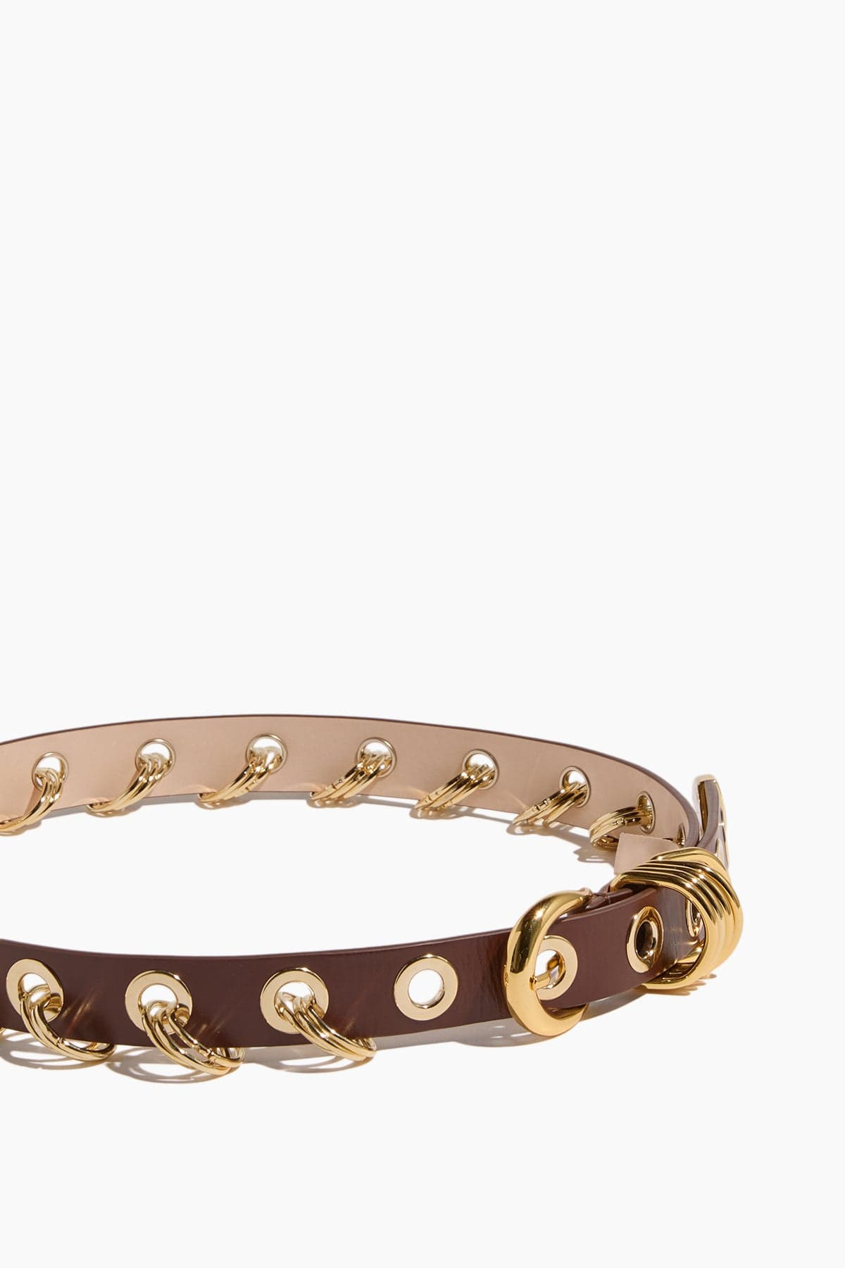 Revenge Belt in Mahogany/Gold - 3