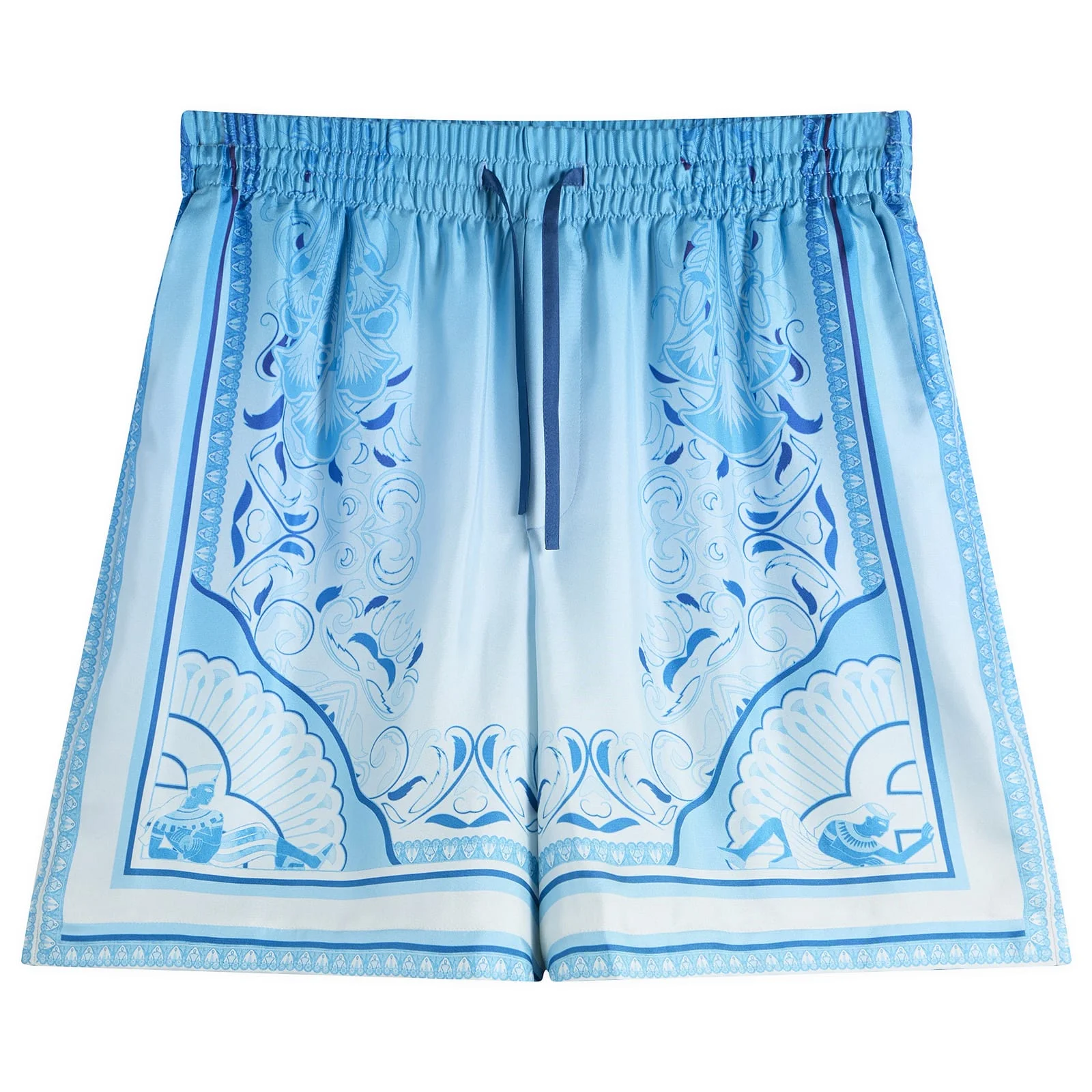 Casablanca Egyptian Rug Silk Shorts - 1
