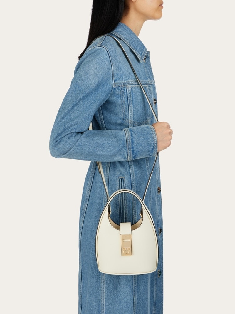 MINI HOBO BAG WITH GANCINI BUCKLE 3