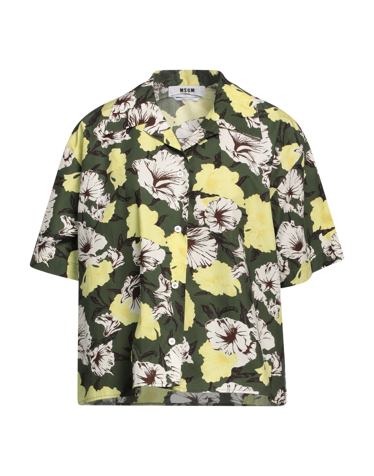 Dark green Women's Floral Shirts & Blouses - 1