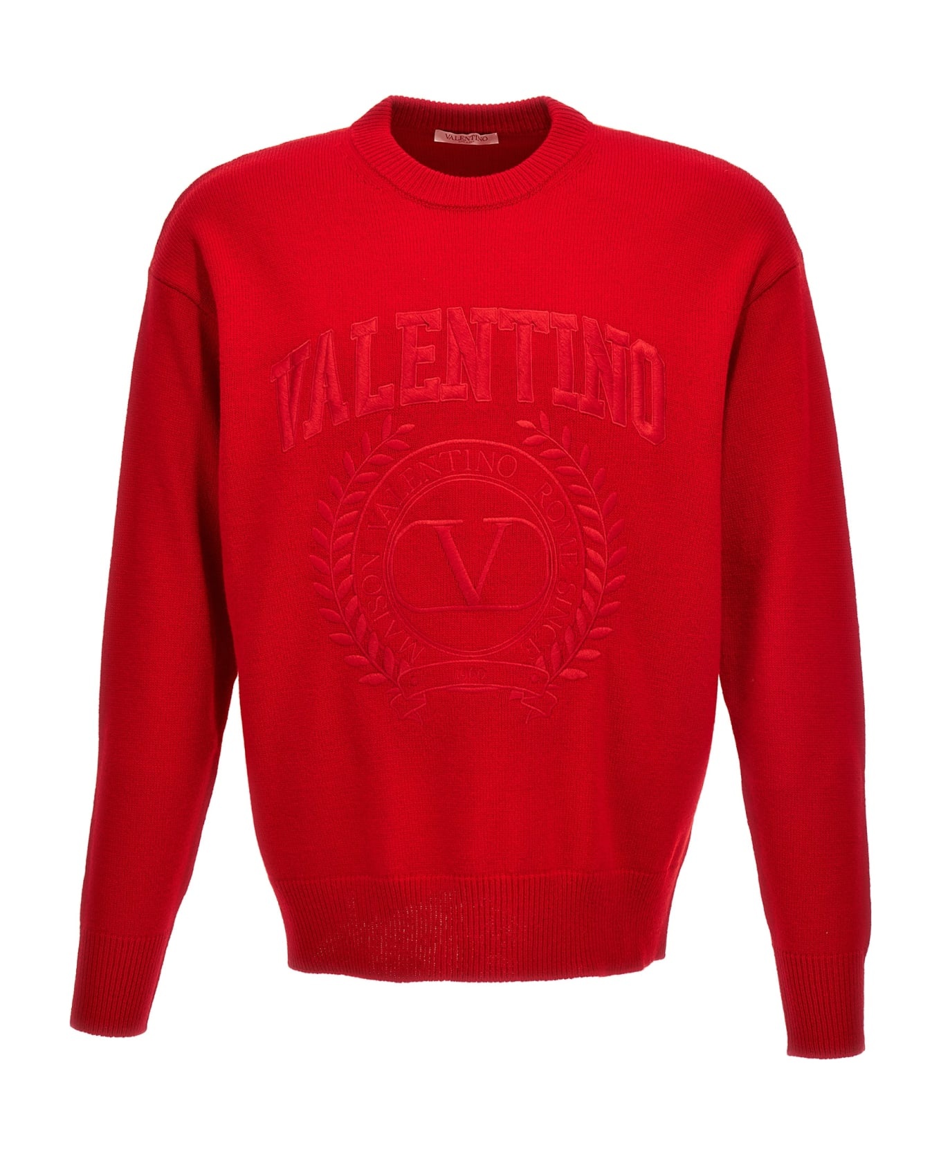 Valentino Logo Embroidery Sweater - 1