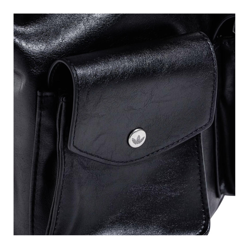 (WMNS) adidas Originals Polyurethane Backpack 8L 'Black' KW4750 5
