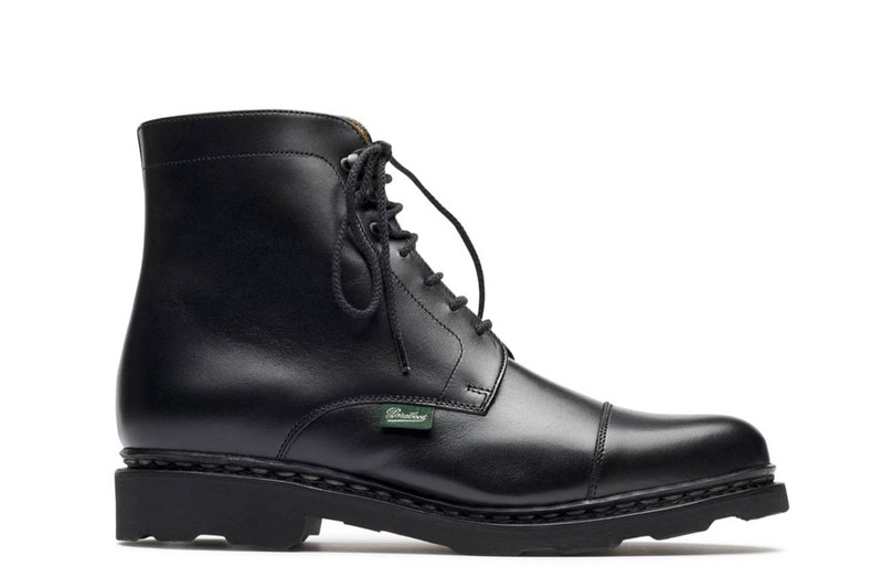 Clamart Black Silk - Rubber Sole 1