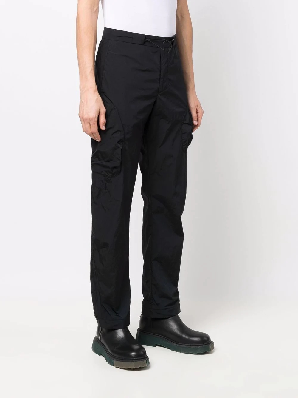 straight-leg cargo trousers - 3