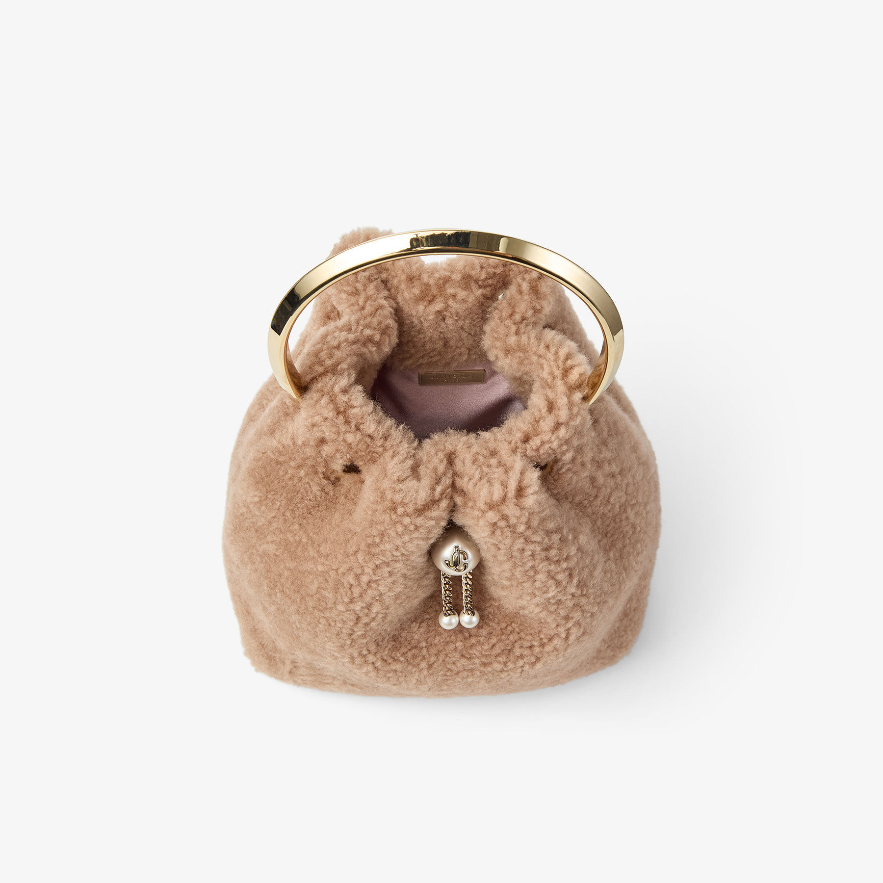 Bon Bon
Toffee Bucket Bag with Metal Handle - 4