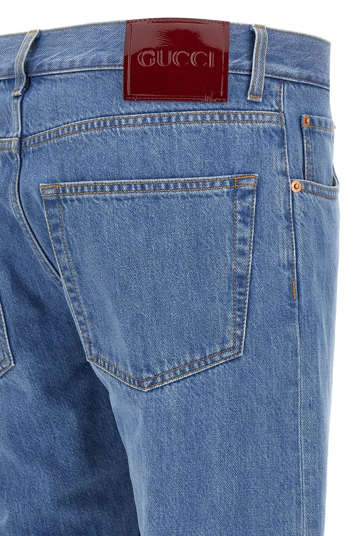Gucci Men Turn Up Jeans - 4