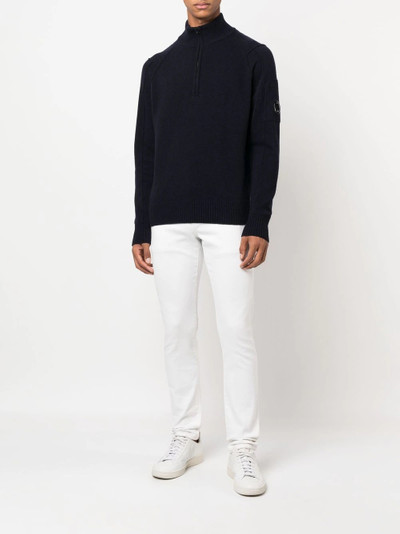 C.P. Company wool-blend half-zip sweatshirt outlook