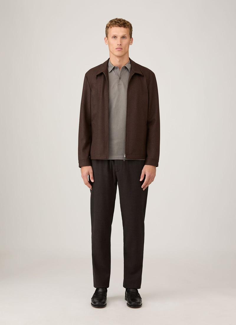 Sunspel Textured Wool Drawstring Trouser outlook