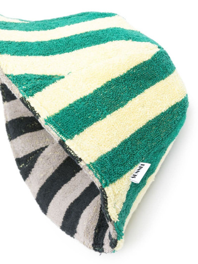 SUNNEI striped reversible terry-cloth sun hat outlook