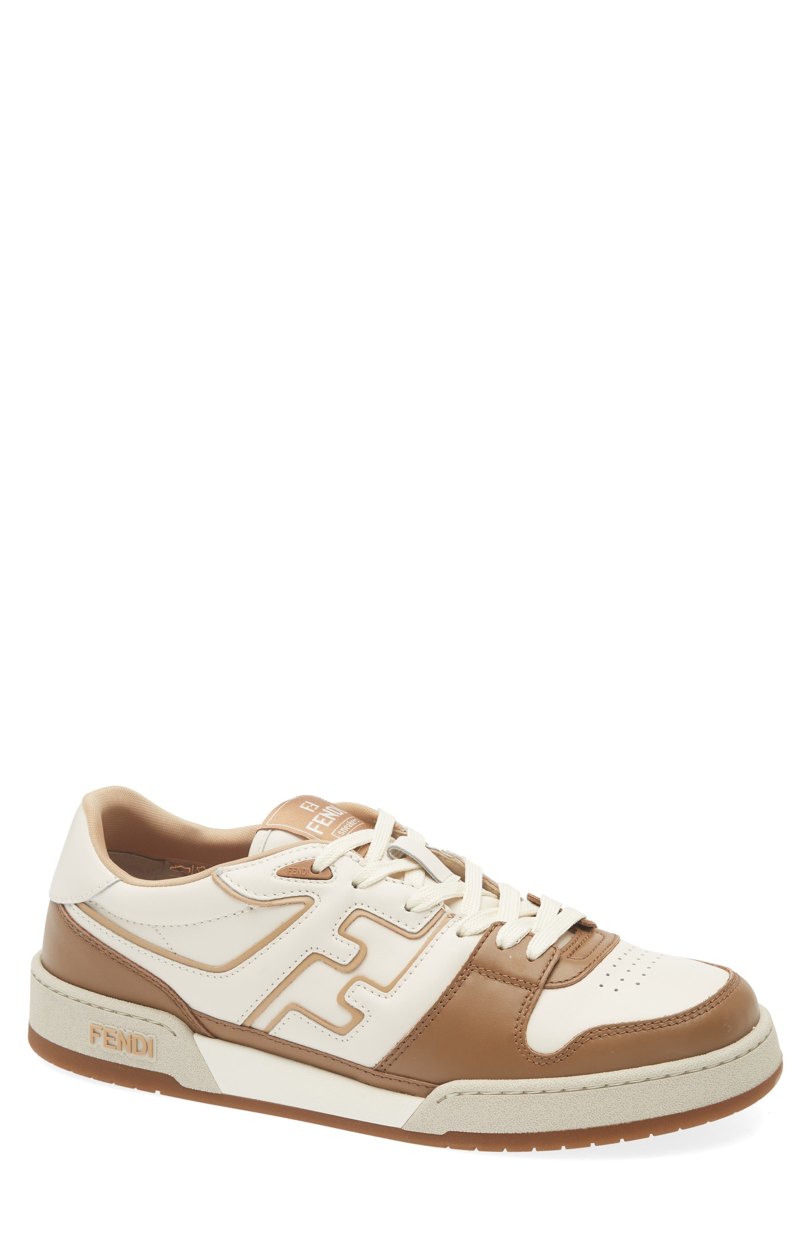 Fendi FF Match Sneaker in Noccio/bian/mou/mou at Nordstrom - 1