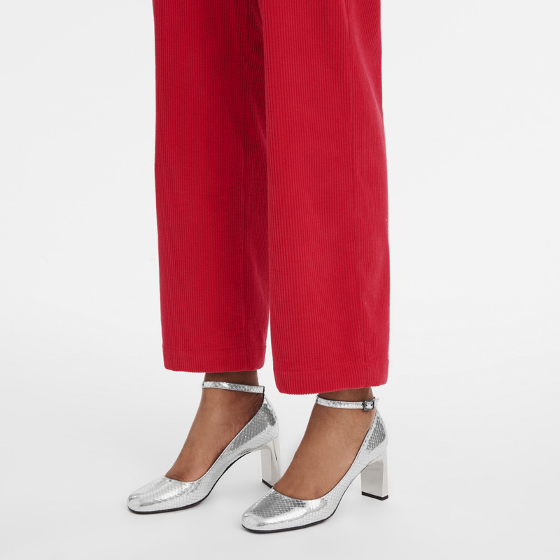 Longchamp Longchamp Métal Pumps Silver - Leather outlook
