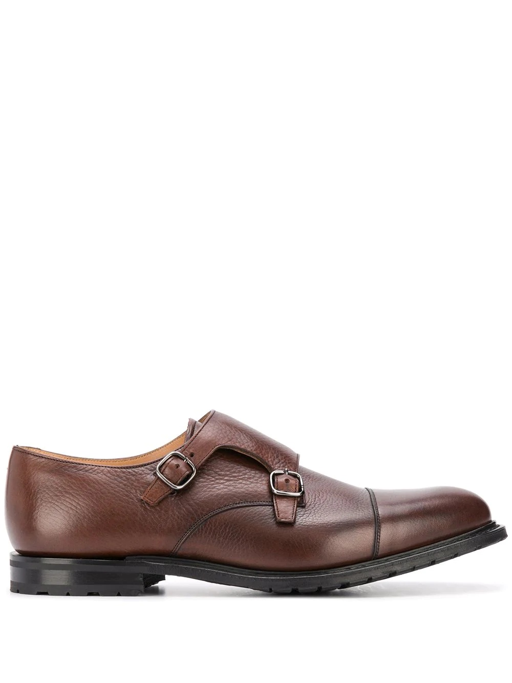 capped-toe monk shoes  - 1