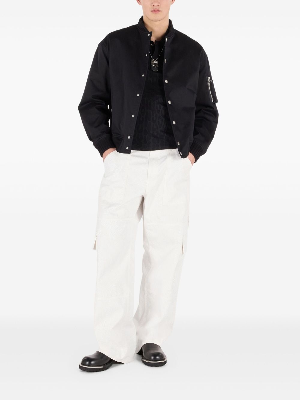 padded bomber jacket - 3