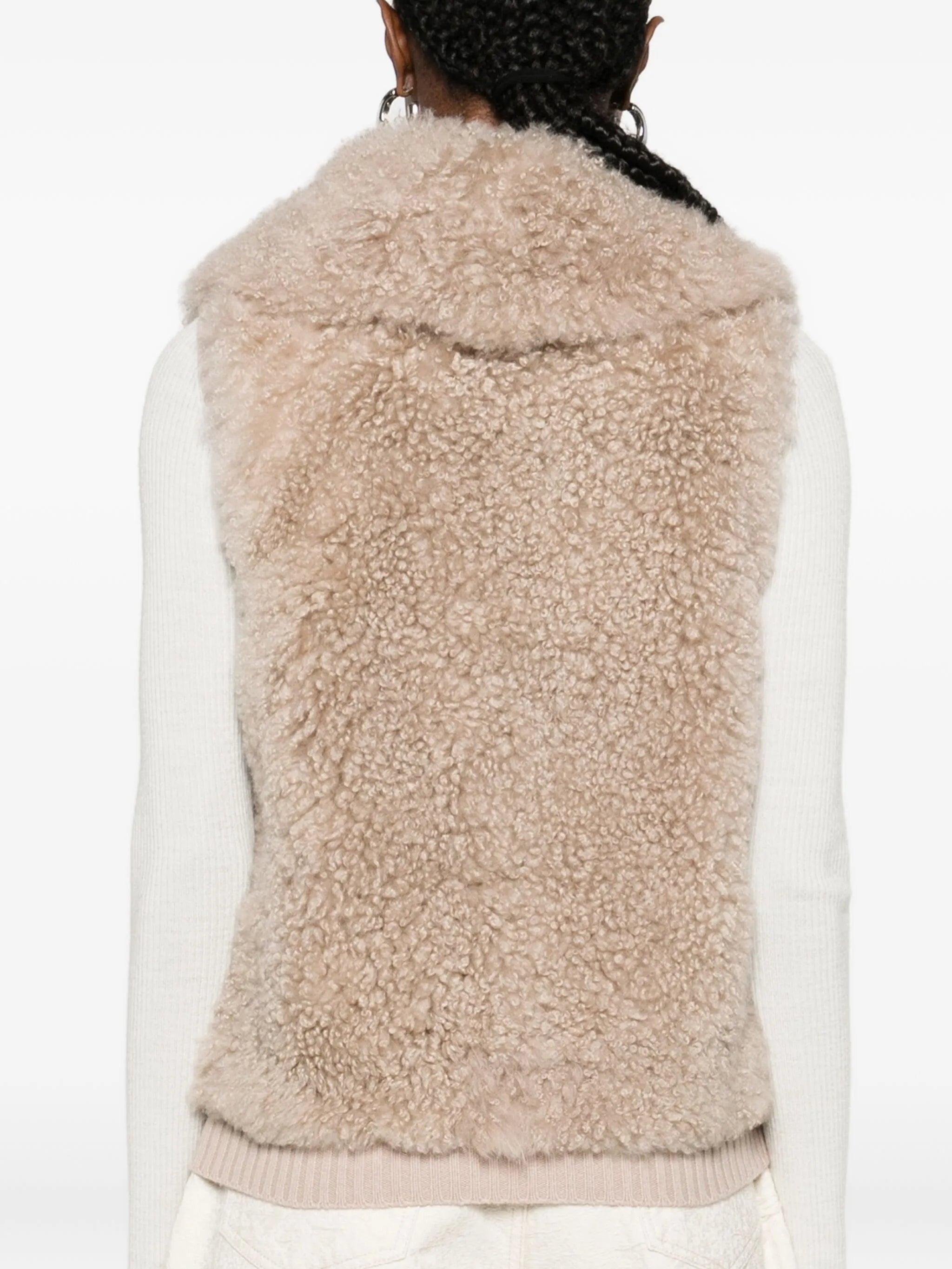 Yves Salomon Textured Gilet - 5