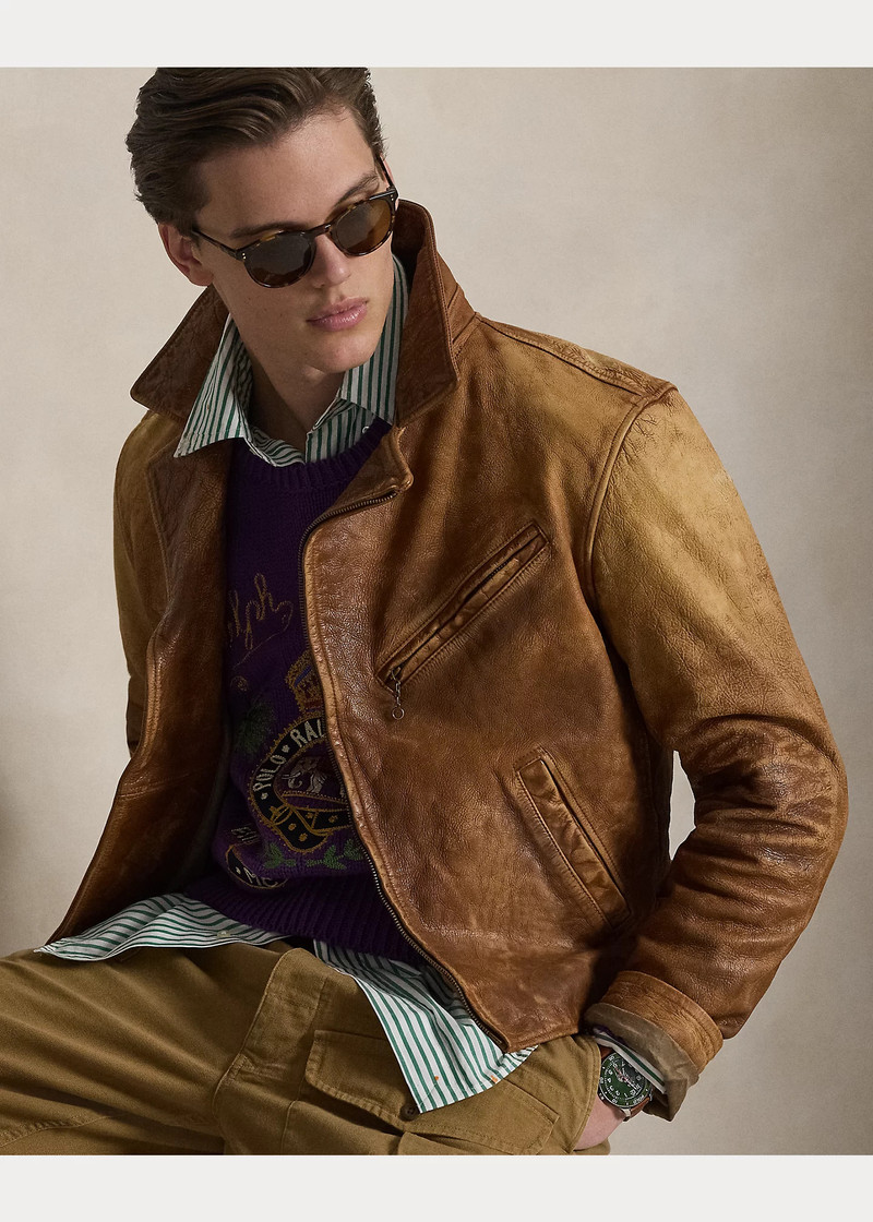 Leather Newsboy Jacket 7