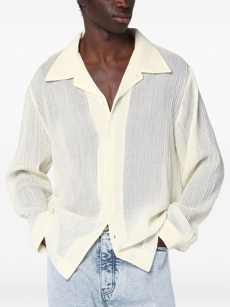 Séfr textured long-sleeved shirt outlook