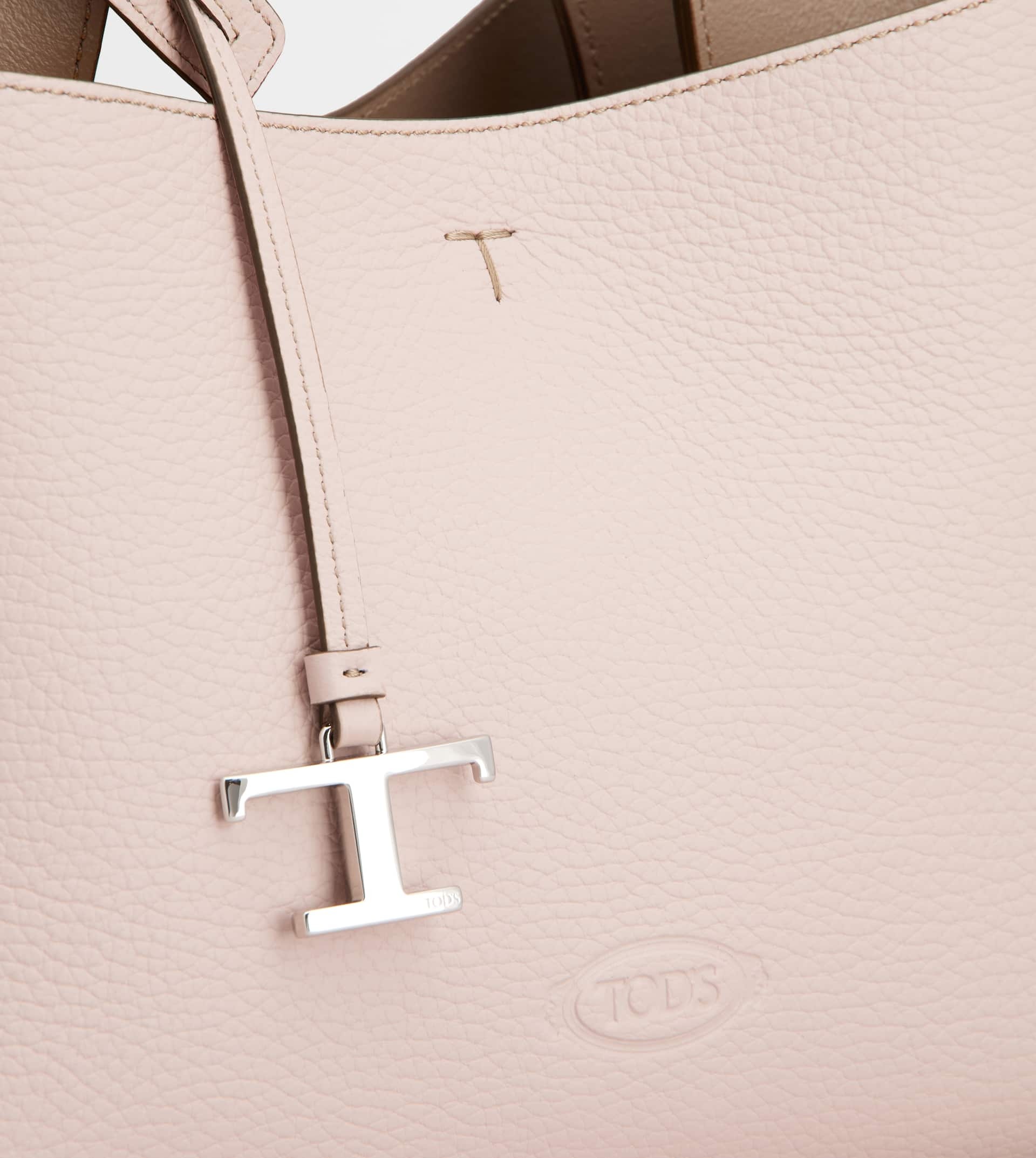 BAG IN LEATHER MINI - PINK, BEIGE - 5