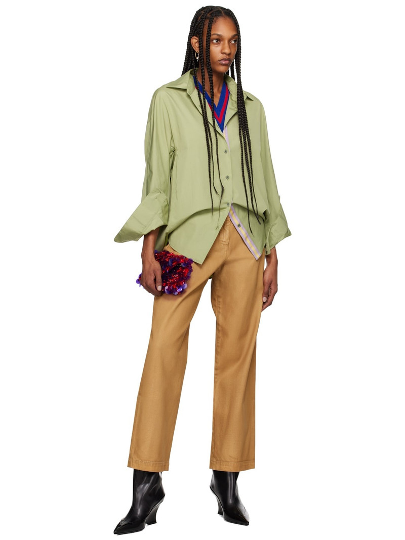 Dries Van Noten Beige Faded Jeans outlook