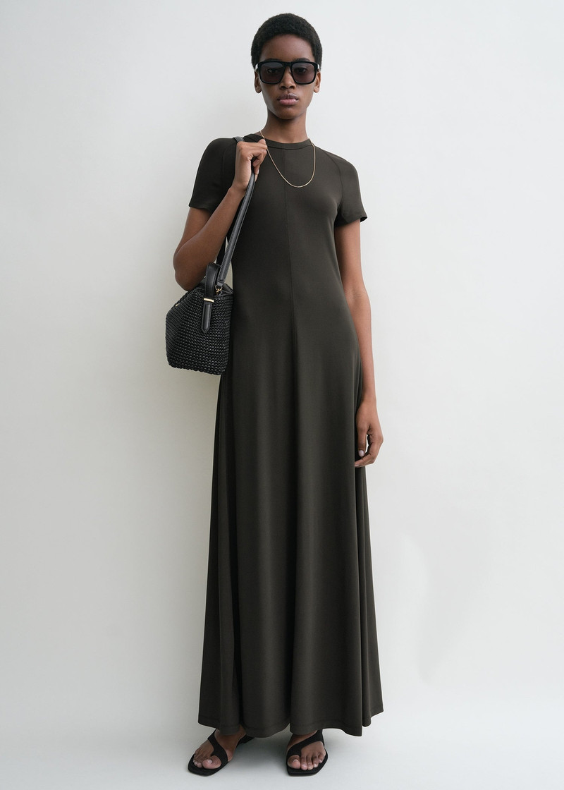 Totême Fluid jersey dress pepper outlook