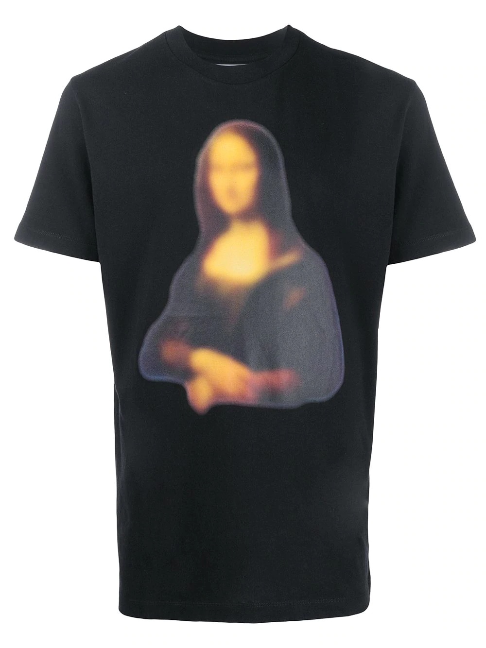 Blurred Monalisa print T-shirt - 1