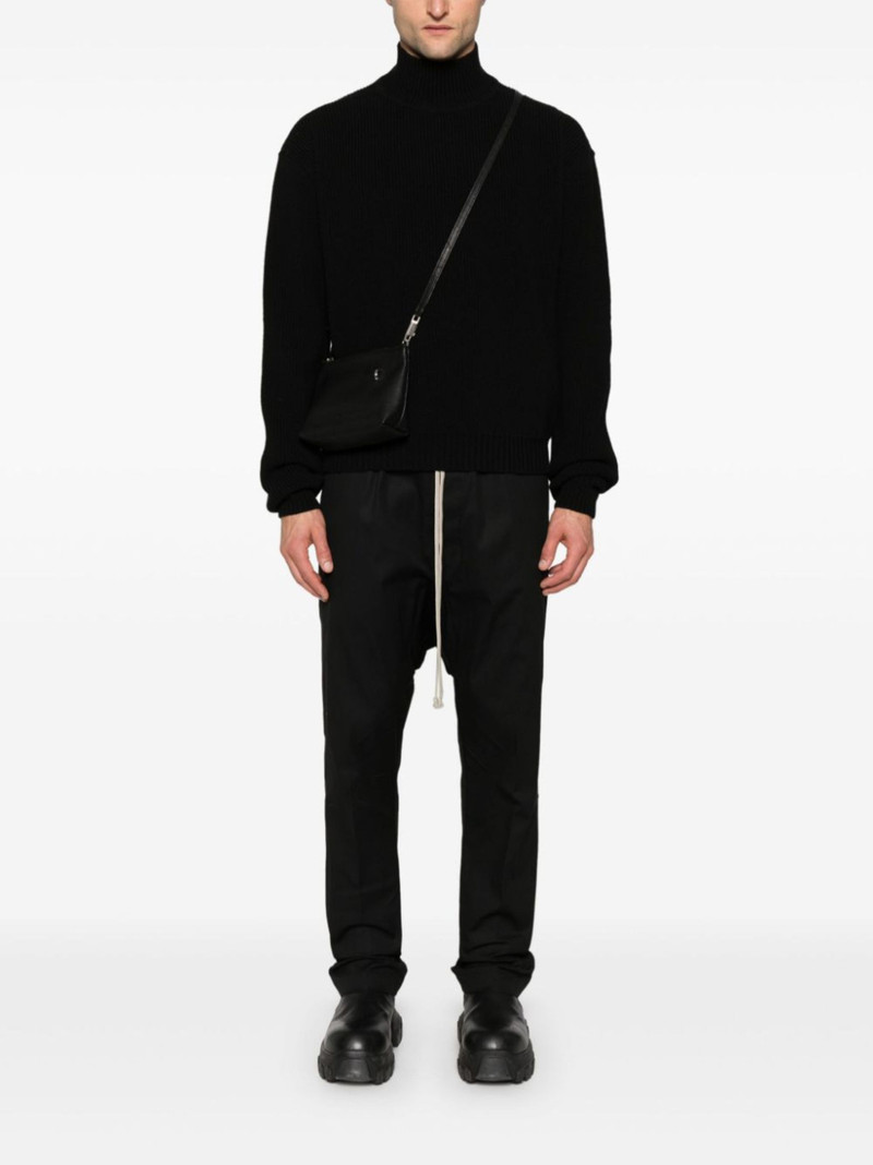Rick Owens roll-neck virgin-wool jumper outlook