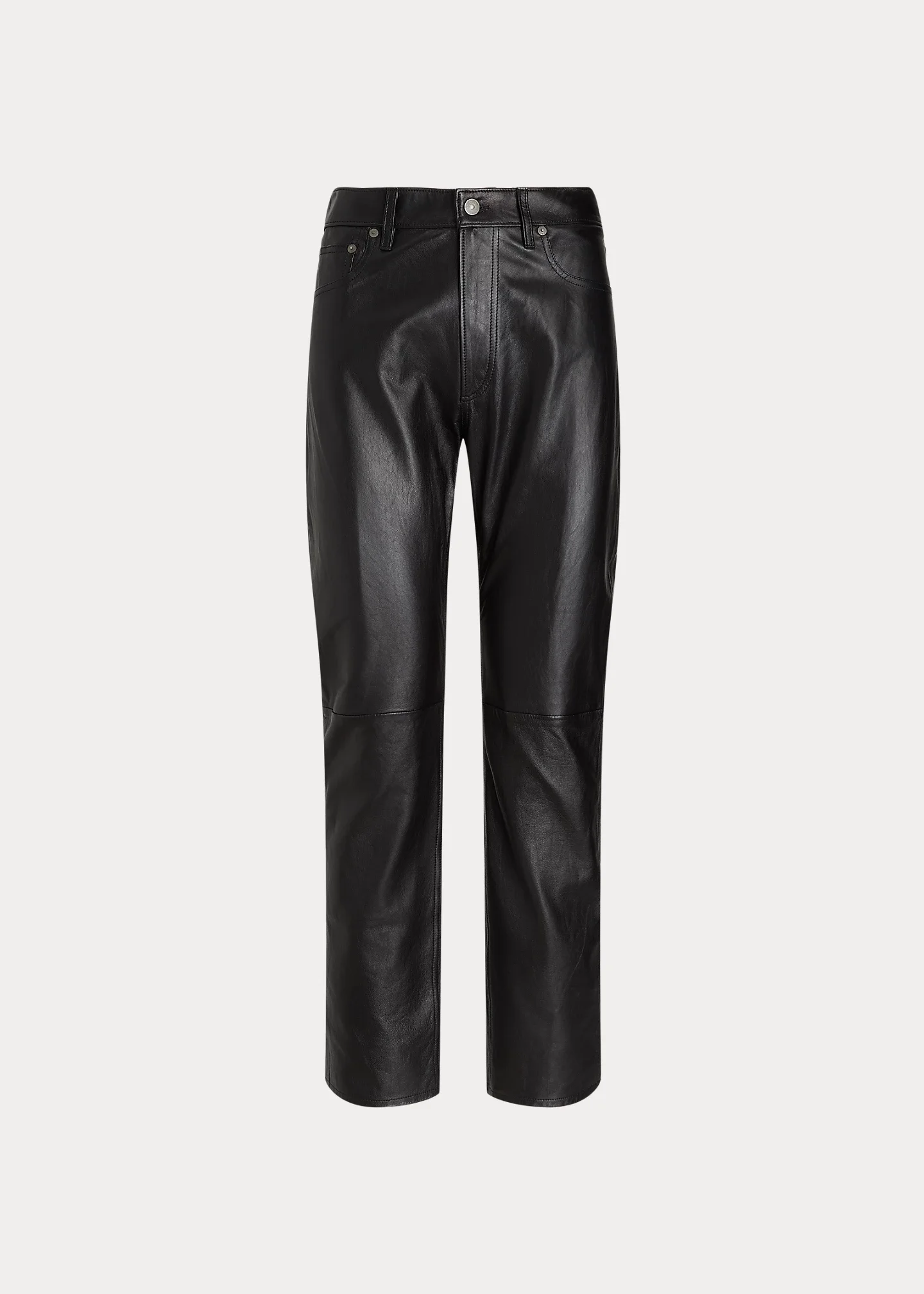 Lambskin Relaxed Straight Pant - 1