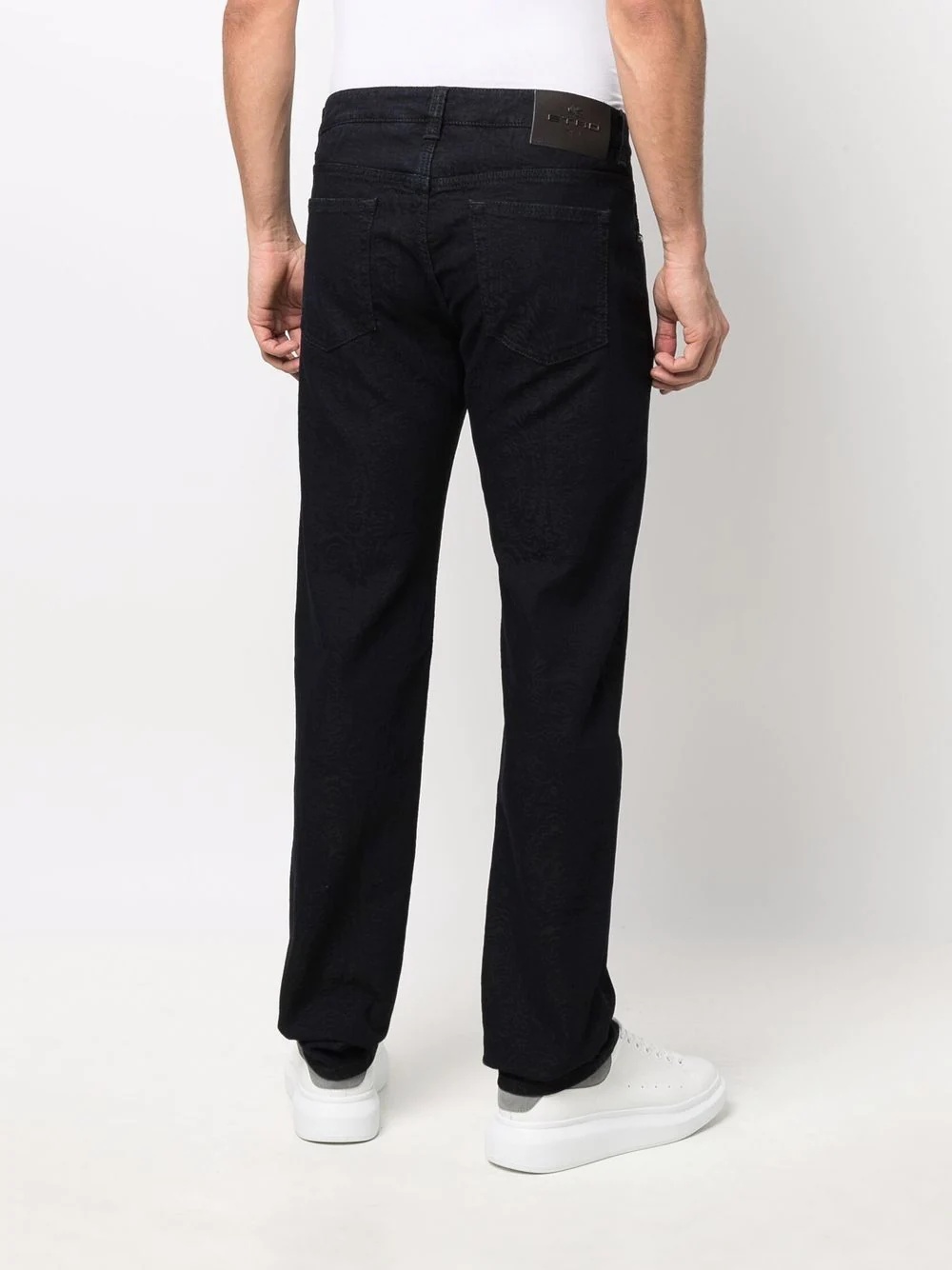 low-rise straight-leg jeans - 4