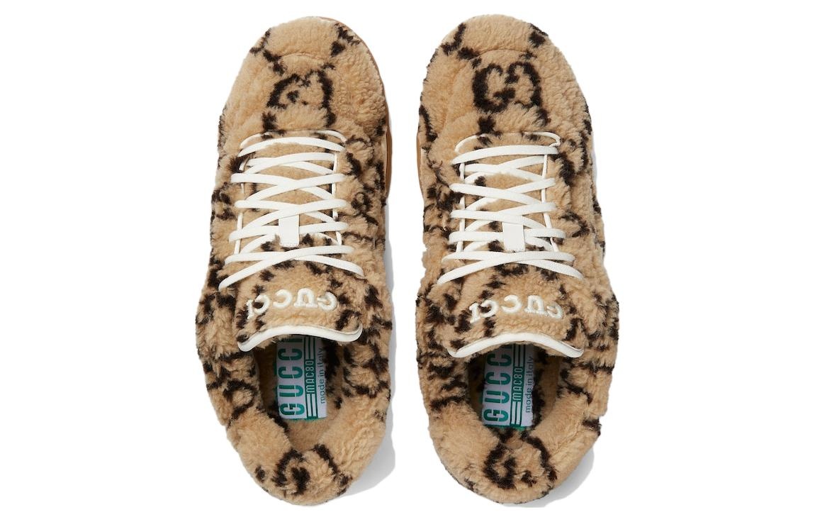 Gucci Mac80 sneaker 'Interlocking G embroidery - Beige Ebony' 760429-FACKA-9743 - 3