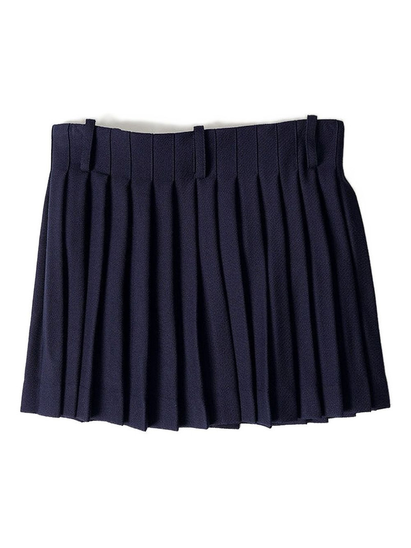 AMI Paris virgin wool pleated skirt outlook