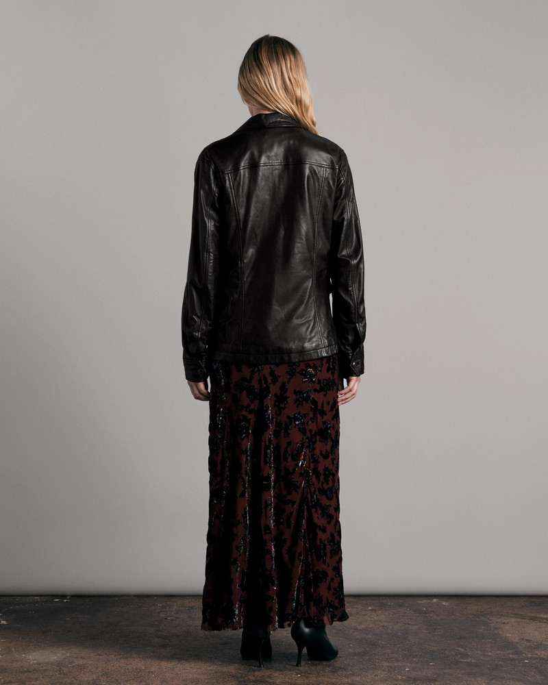 Kaye Leather Shirt Jacket
Classic Fit Jacket 5